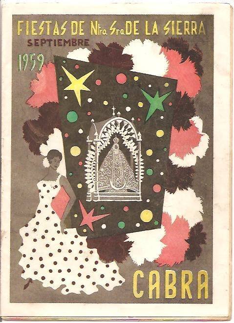 Real Feria y Fiestas en honor de la Virgen de la Sierra 1959 Cabra